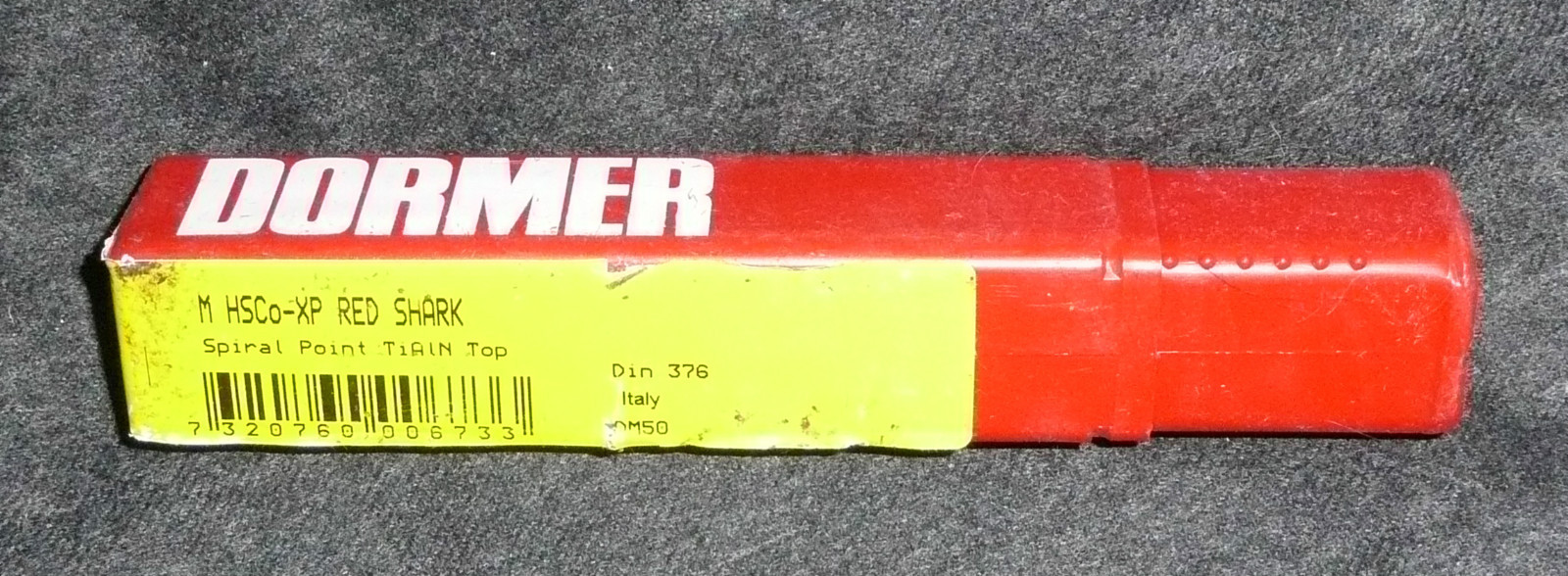 DORMER E396 M HSCo-XP RED SHARK Spiral Point Tialn Top Din 376 NEW