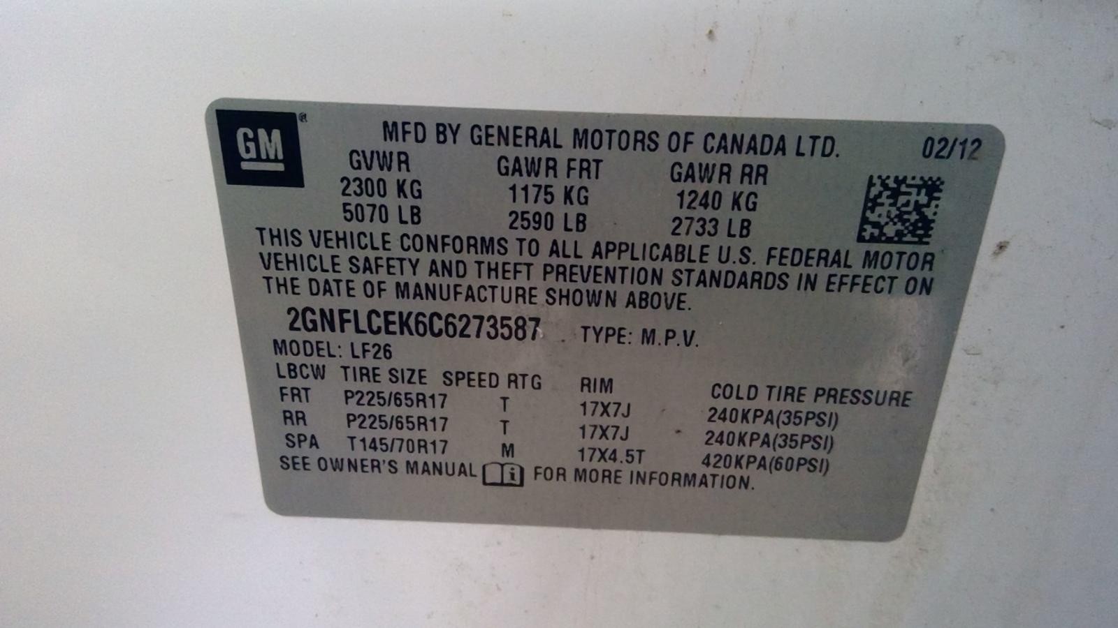 Used Telematics Interface Module fits: 2012 Chevrolet Equinox Communication OnSt