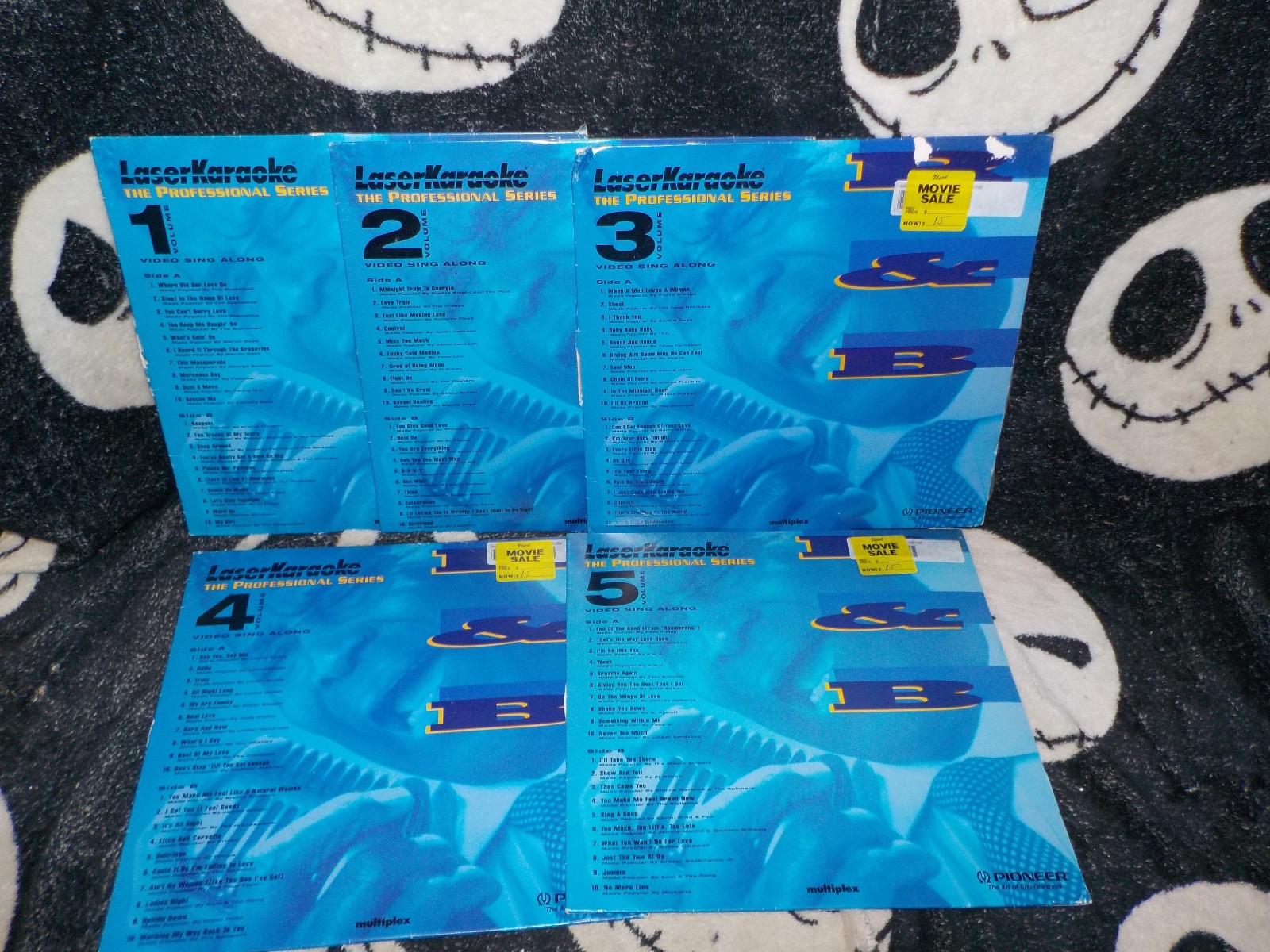 LaserKaraoke Professional Series R&B Vol 1-5 Laserdisc LD Free Shipping