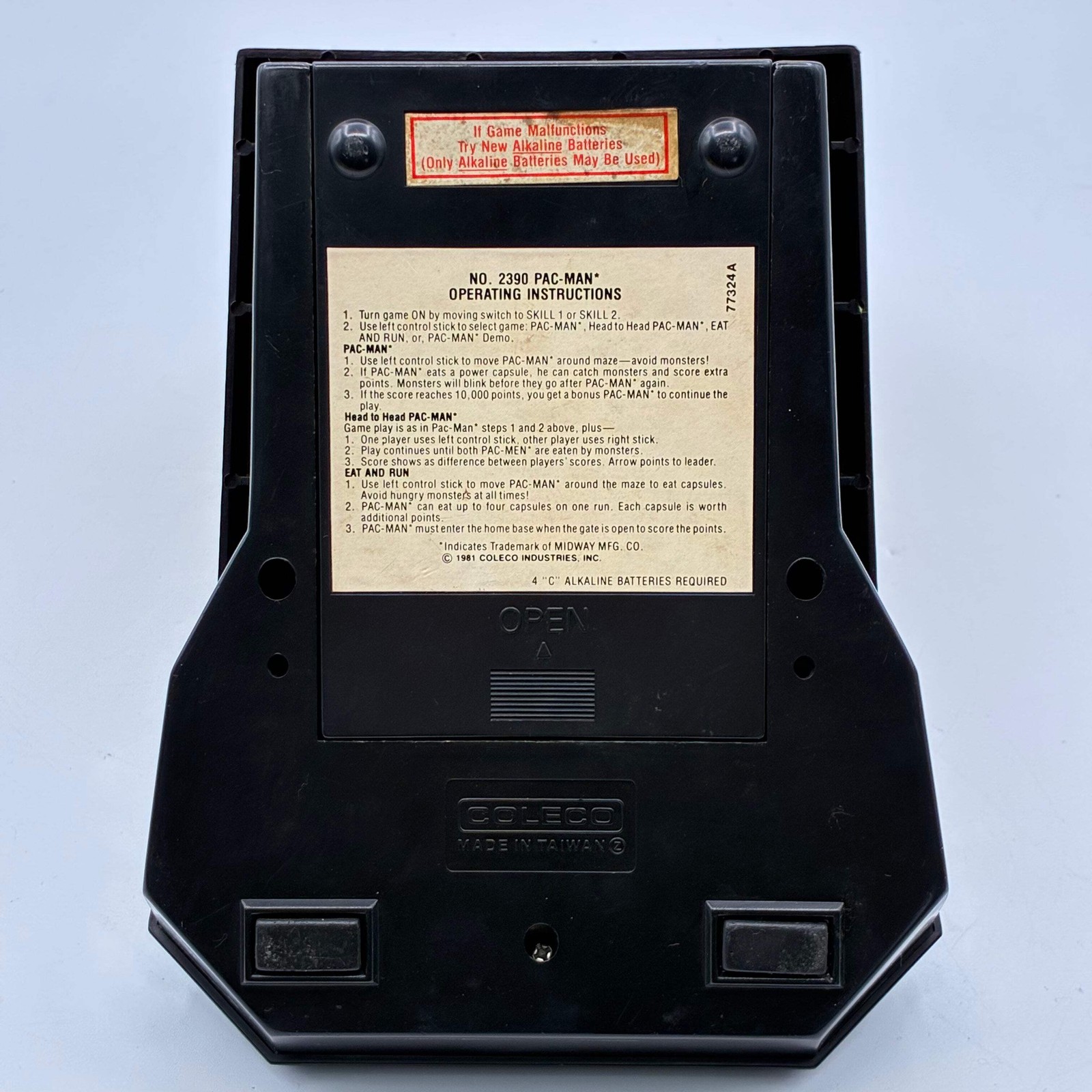 Coleco Pac Man Arcade Machine