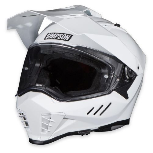 Simpson XB1XL Helmets Xcursion Bandit Full Face Gloss White X-Large