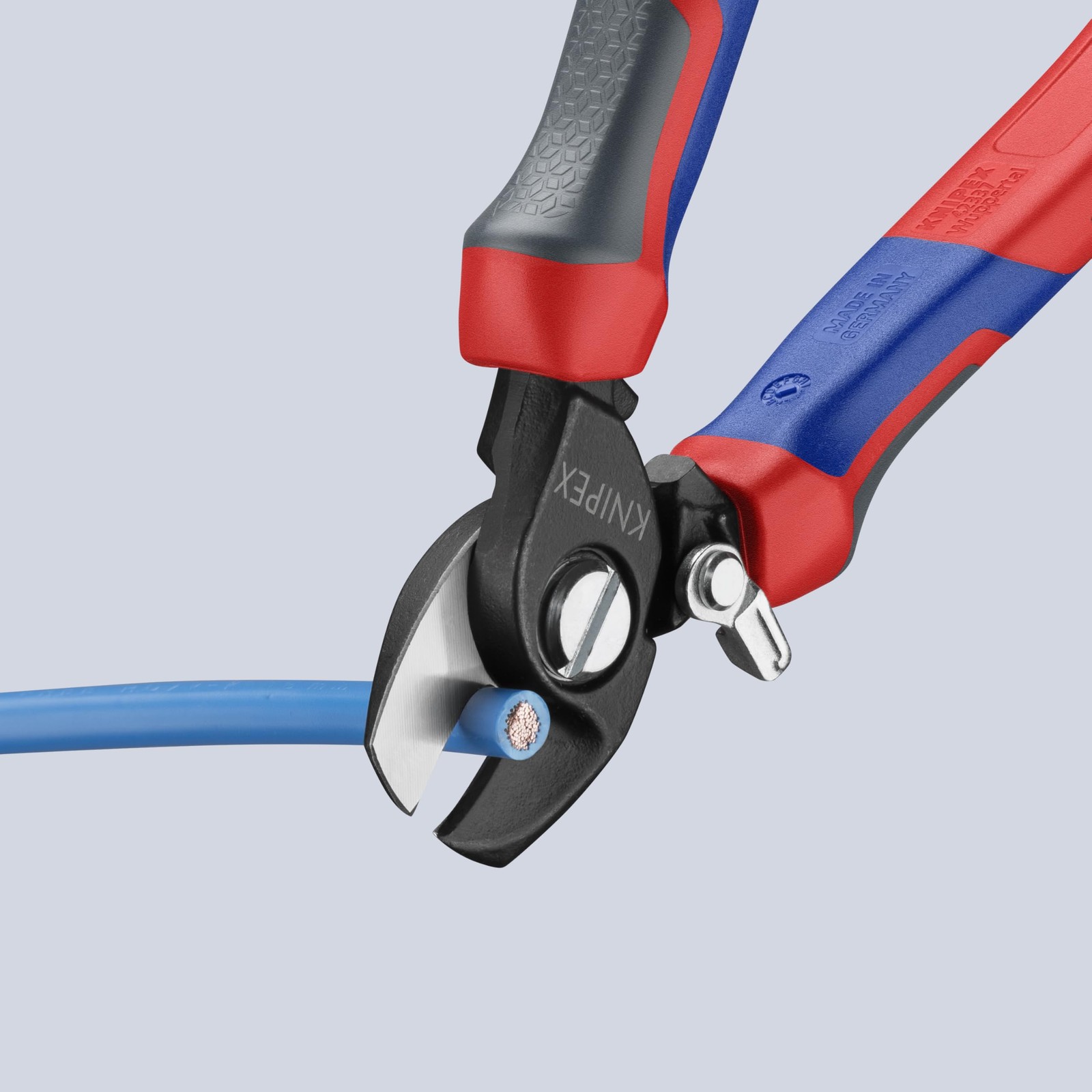 KNIPEX - 95 22 165 Tools - Cable Shears, Spring, Multi-Component (9522165)
