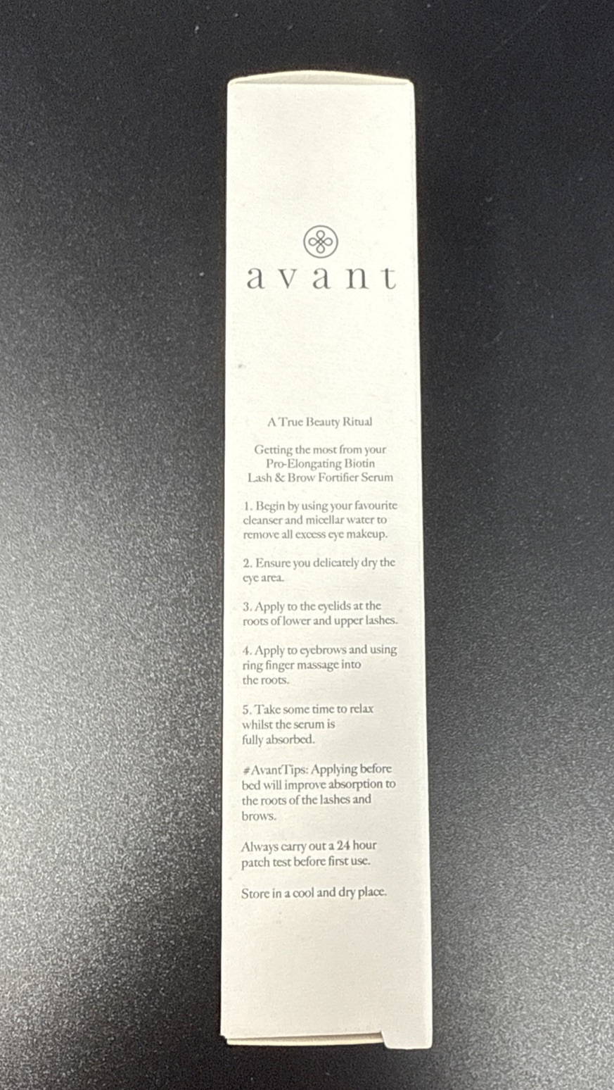 AVANT Pro-Elongating Biotin Lash & Brow Fortifier Serum 0.1 fl Oz/. NIB NY#55