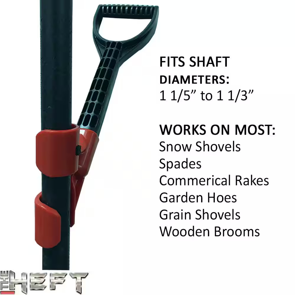 Heft 18 In. Ergonomic Back-Saving Multi-Tool Secondary Handle (Pack of 2)
