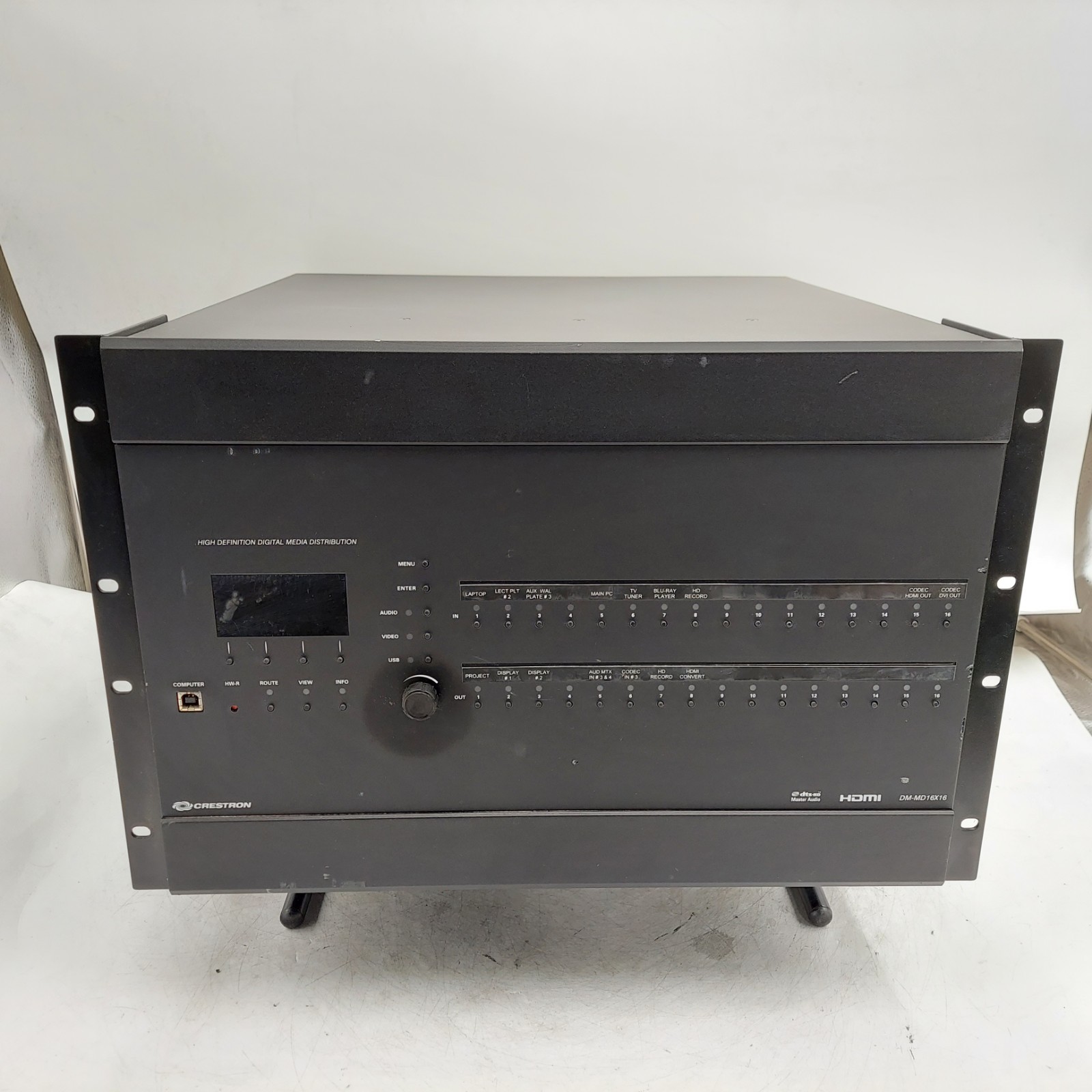 Crestron DM-MD16X16  Digital Media Switcher w/ Cards *Read Desc.*