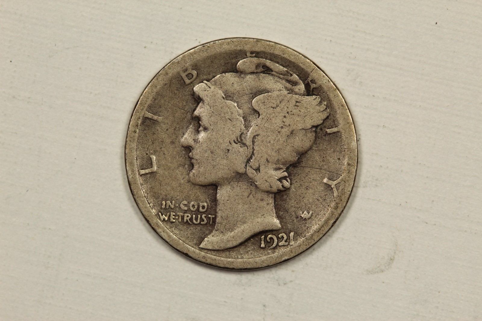 1921 Mercury Dime