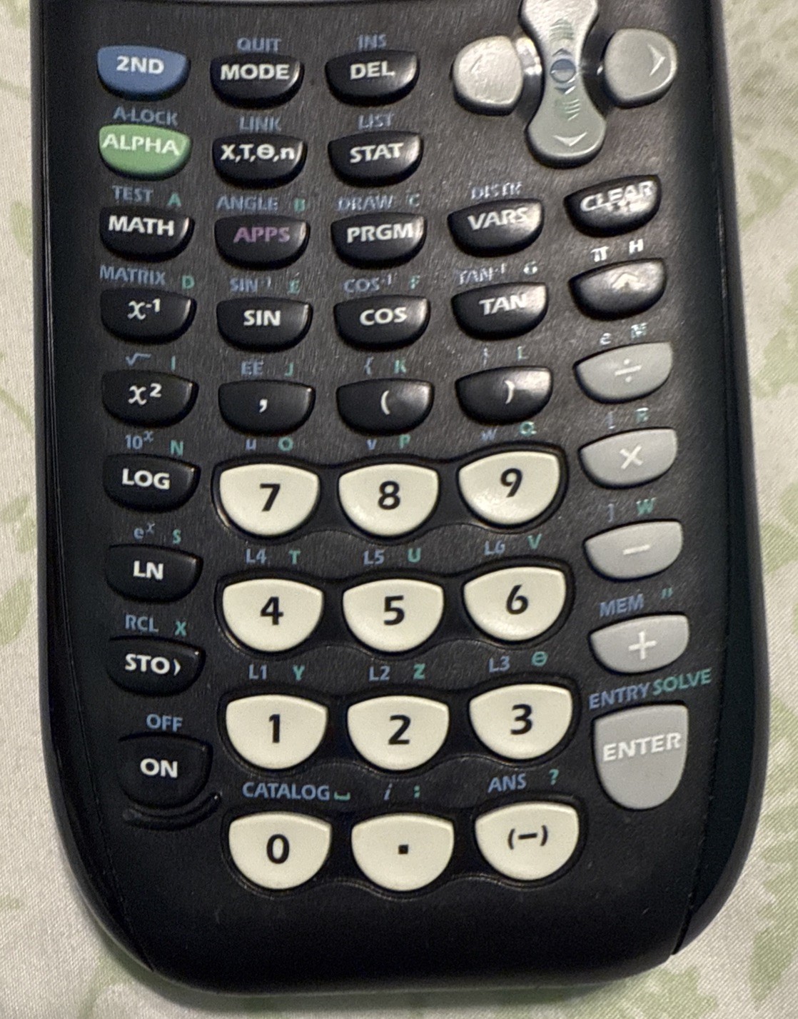Texas Instruments TI-84 Plus Graphing Calculator Blue W/Cover Tested EUC