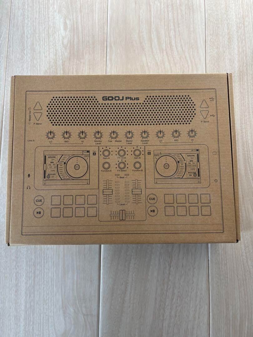 GODJ PLUS Portable DJ System 2-Channel Screen speaker Silver Working Used