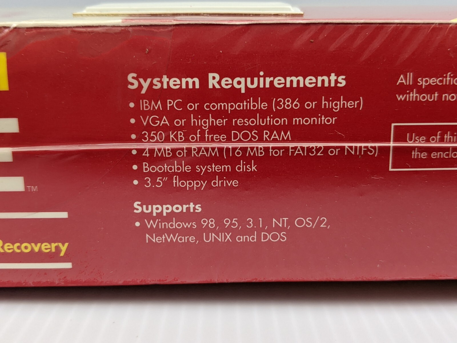 Extra Strength DiskClone & Partition It Quarterdeck: Software / VTG 1998 Windows