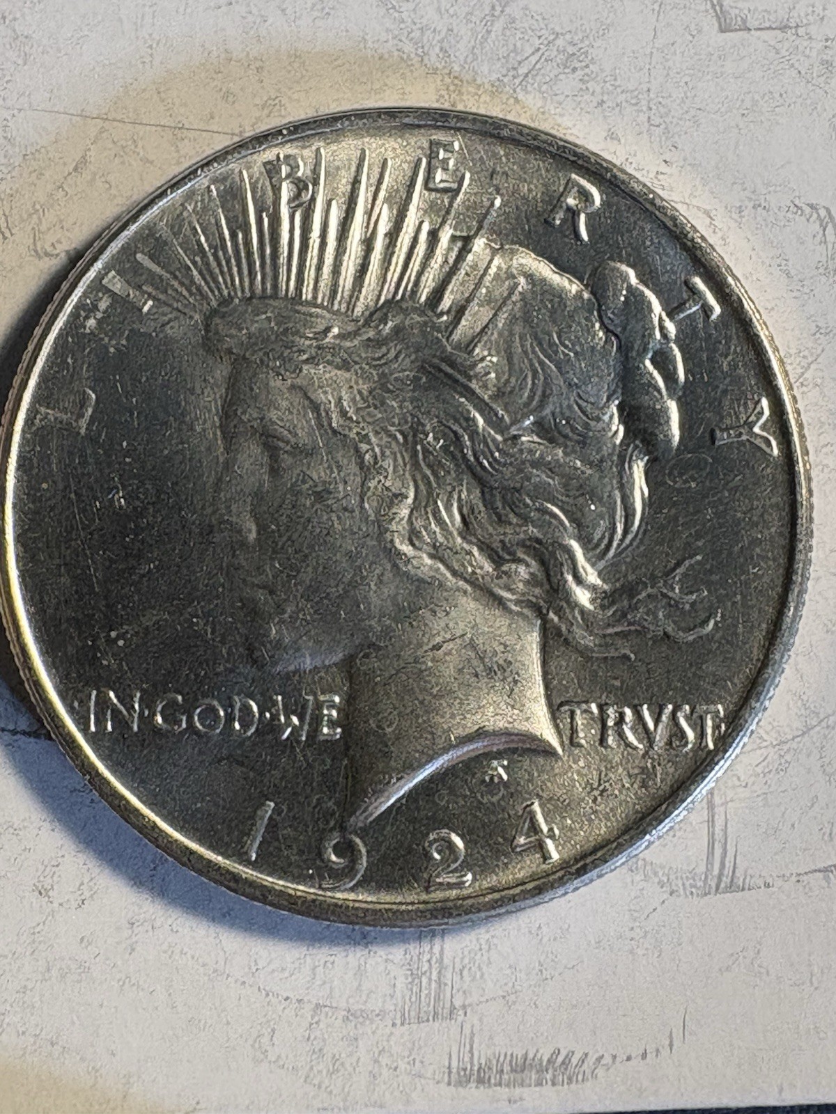 1922-1925 - 90% Silver Peace Dollar Random Year/Mint BRILLIANT UNCIRCULATED BU