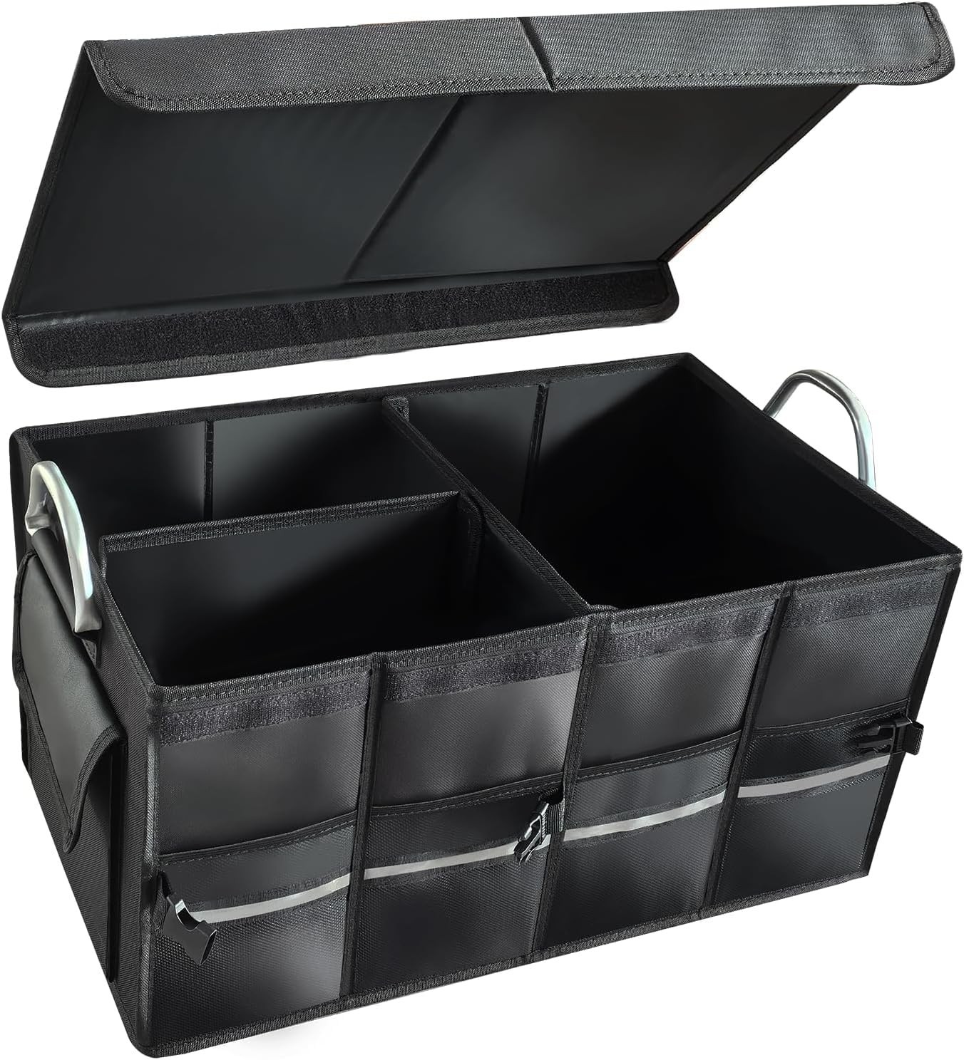 JEABONG Collapsible Multi Compartment Car Trunk Organizer,SUV Trunk Organizer