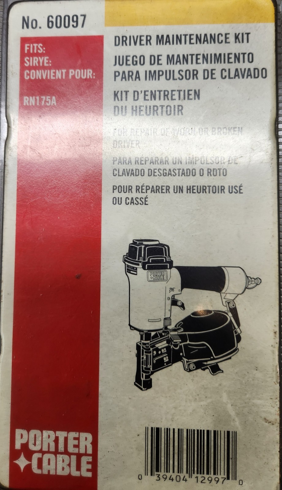 Porter Cable RN175A Driver Maintenance Kit No. 910468 (60097)