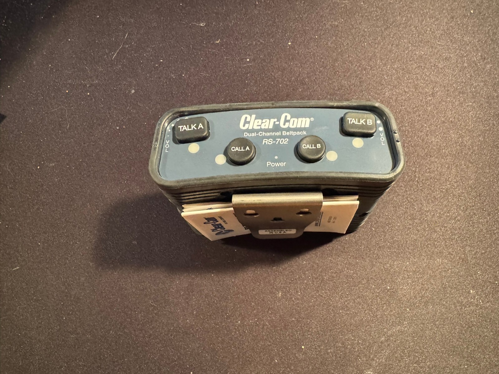 Brand New! Clear-Com RS-702 2-Channel Beltpack