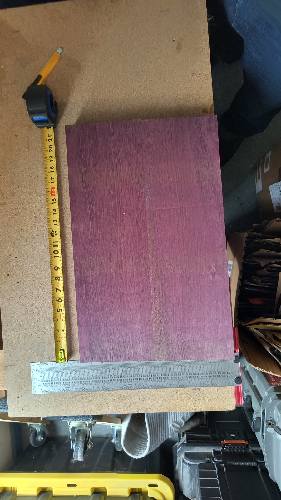 Purple heart guitar body blank purpleheart