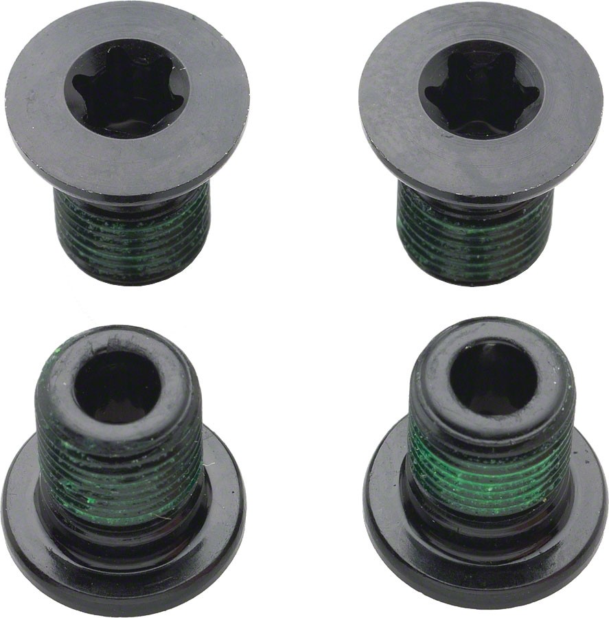 Shimano Aluminum Chainring Bolts for XTR FC-M980/970 & Dura-Ace FC-R9100, Black