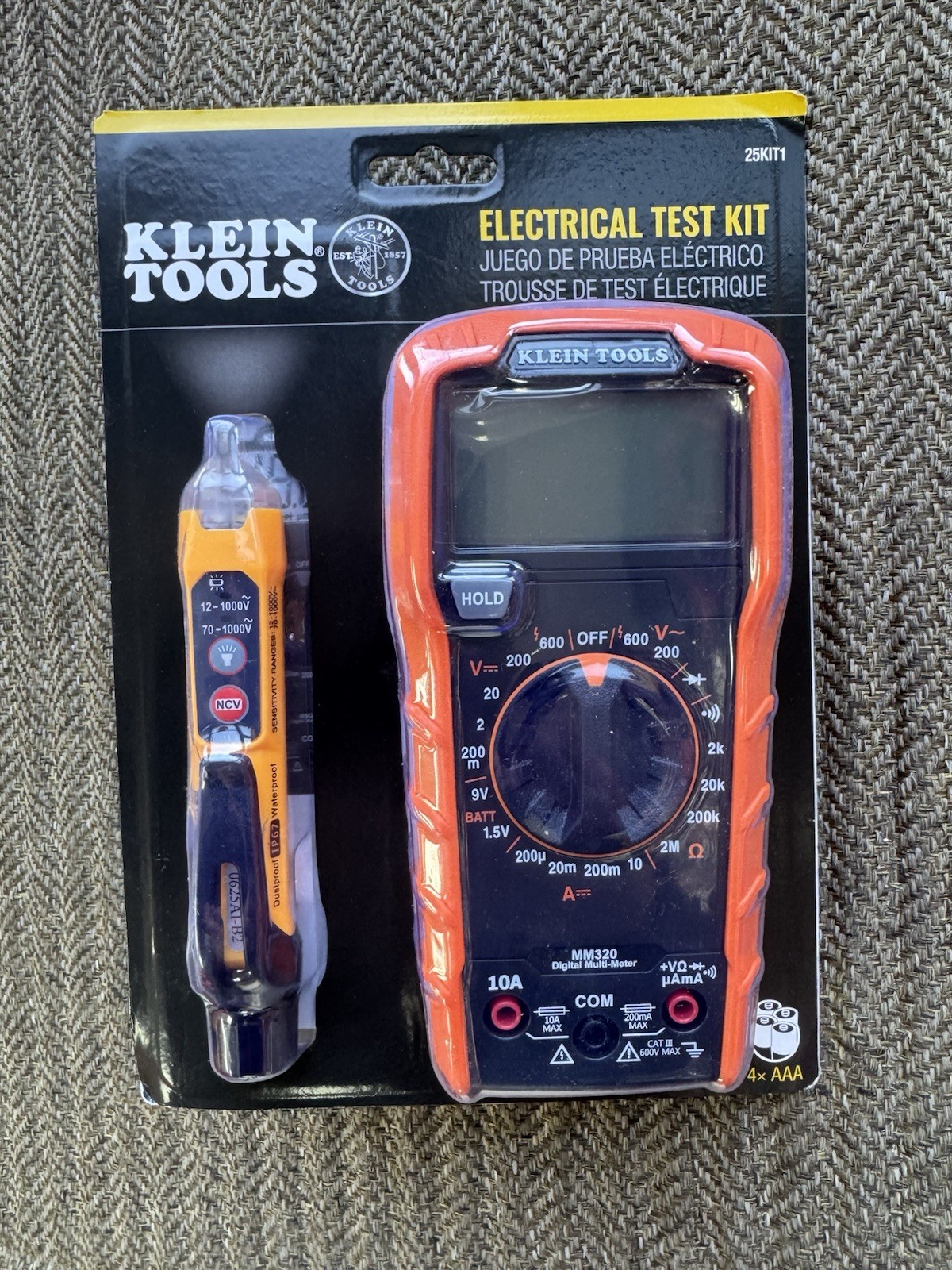 Klein Tools Electrical Test Kit # 25kit1
