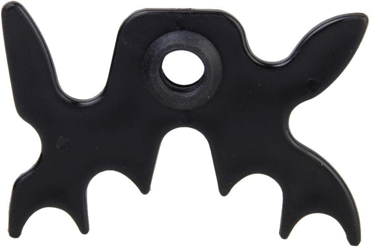 Slip On Pool Cue Bridge Head Portable Moosehead Bridge Plastic Black 9 Position