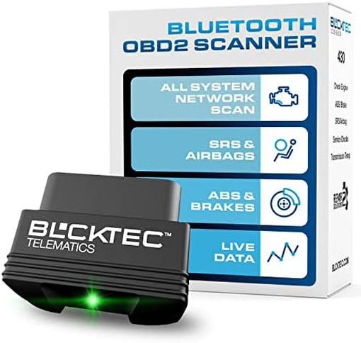 BLCKTEC 430 Bluetooth OBD2 Scanner Diagnostic Tool - Car Code Reader for All - &