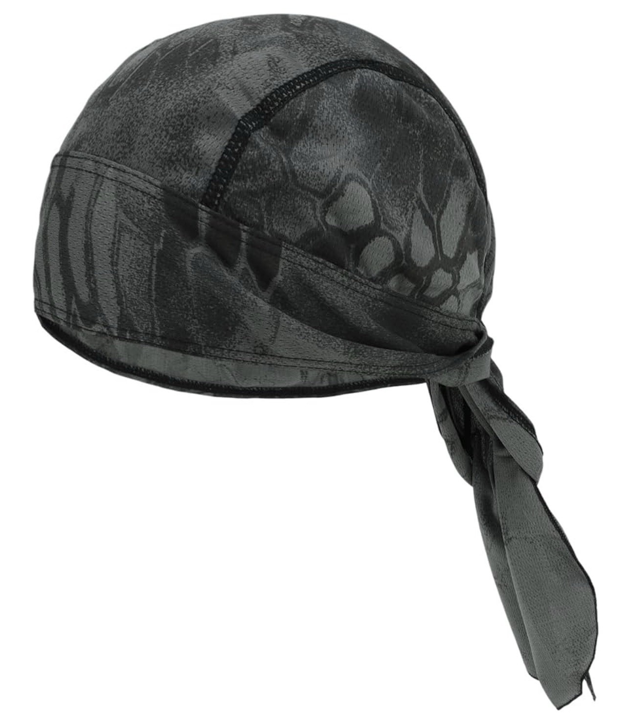 Cycling Hat Sweat Wicking Breathable Hard Hat Liner Polyester Black 30x15cm