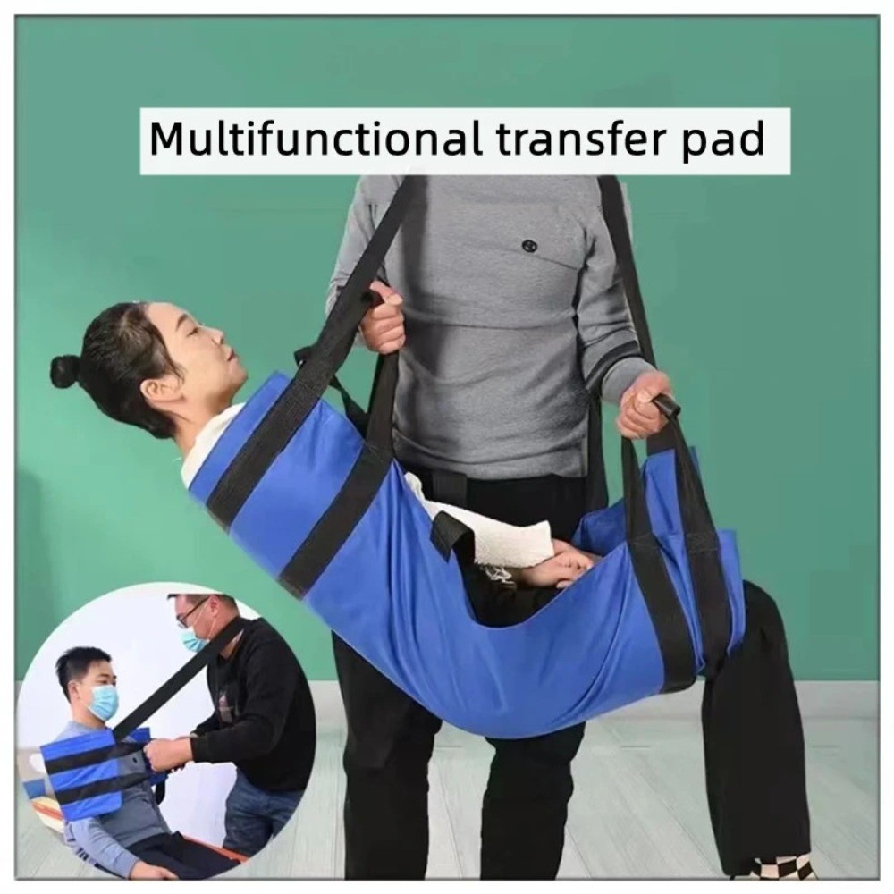 Soft Stretcher Transfer Belt Positioning Sheet Bed Pad Elderly Disabled RollOver