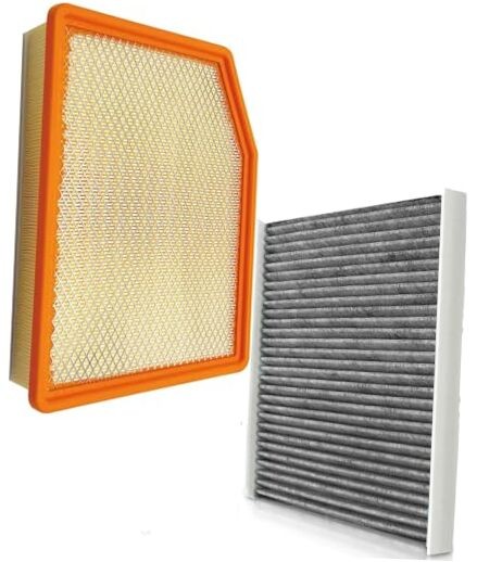 Engine Cabin Air Filters Compatible with 19-25 Sierra Silverado Nueva 1500