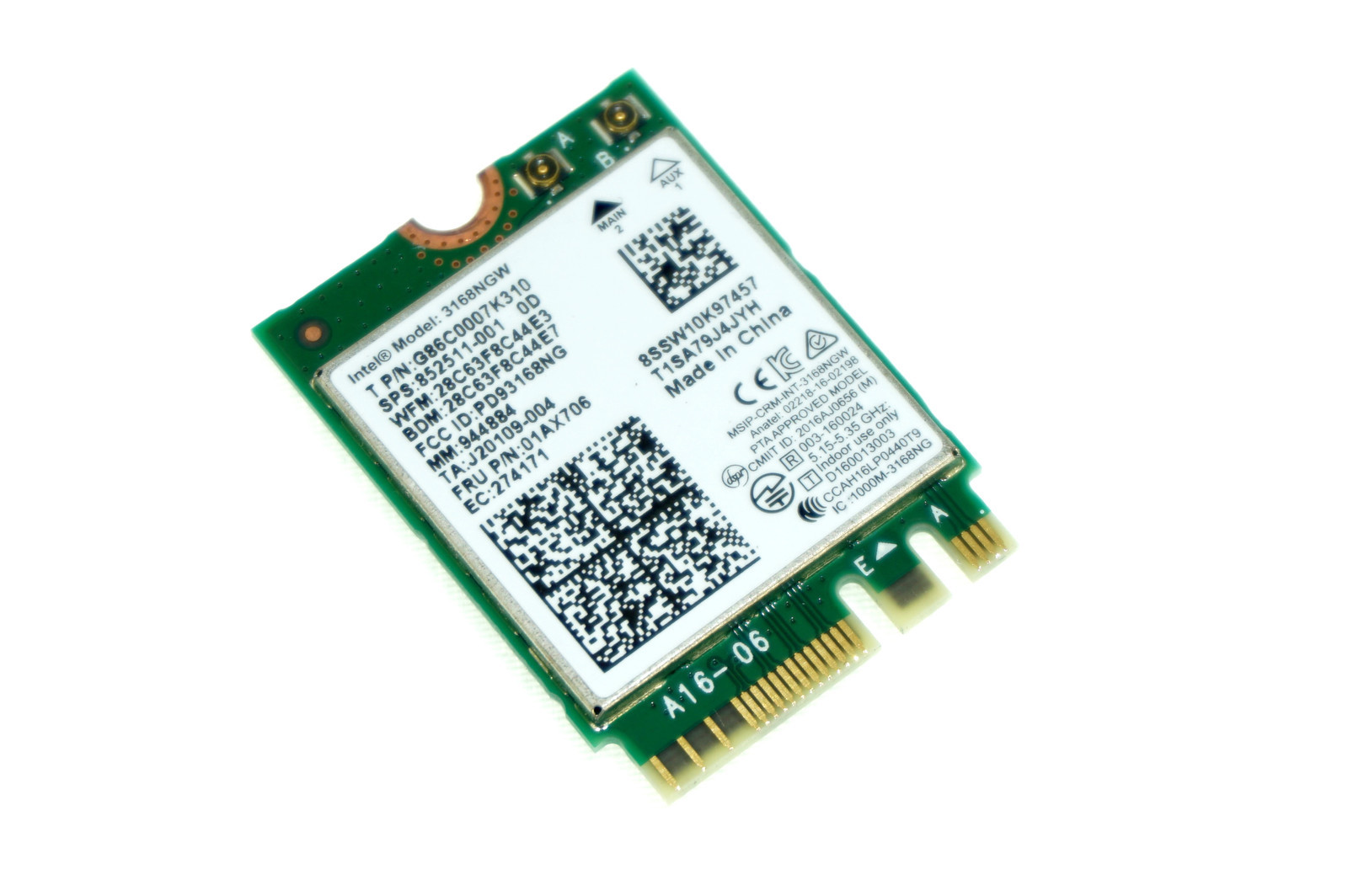 852511-001 3168NGW GENUINE HP WIRELESS BLUETOOTH CARD PAVILION 14-BK061ST (CA78)