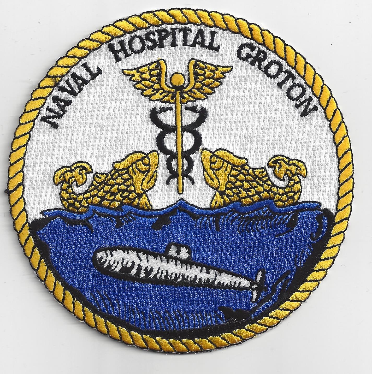 Naval Hospital Groton - Military Patch - US Navy - Cat No. C7201