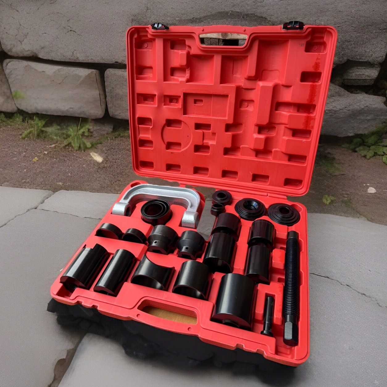 23pcs Master Auto C-Press Ball Joint Removal Installing Service 2/4WD & GM CHEVY