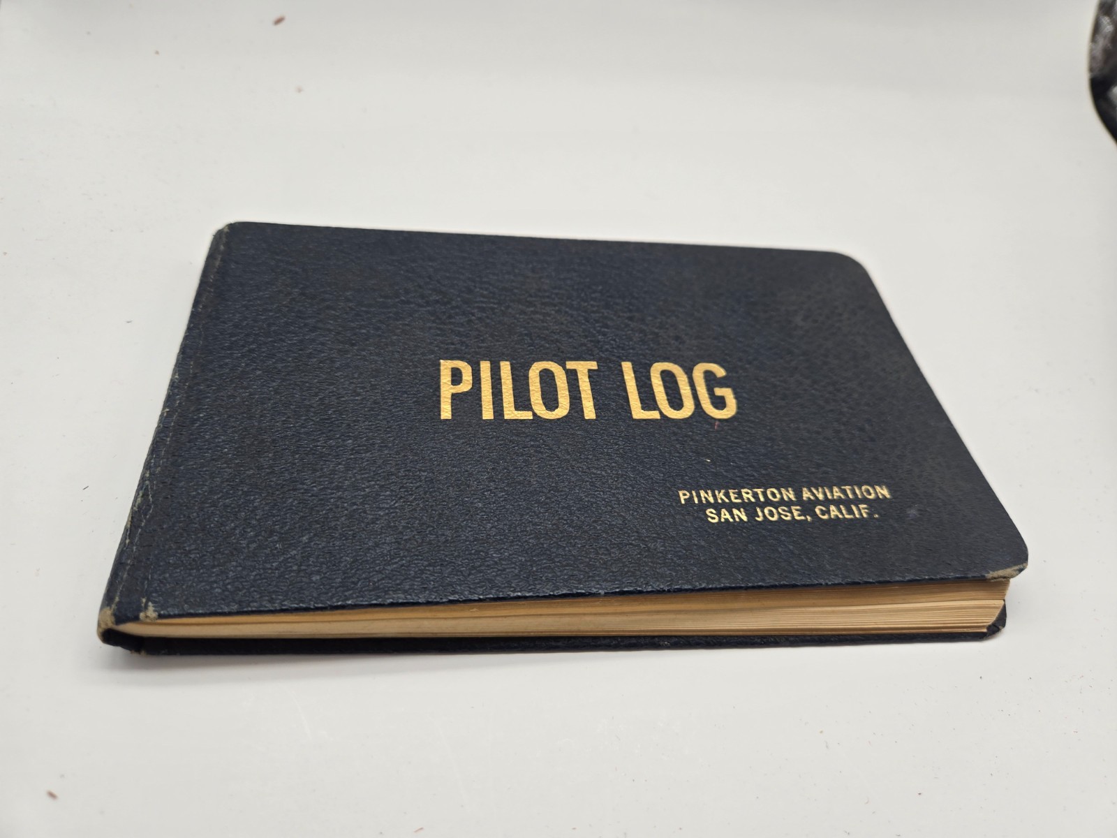 Pilot Log Pinkerton Aviation vintage book
