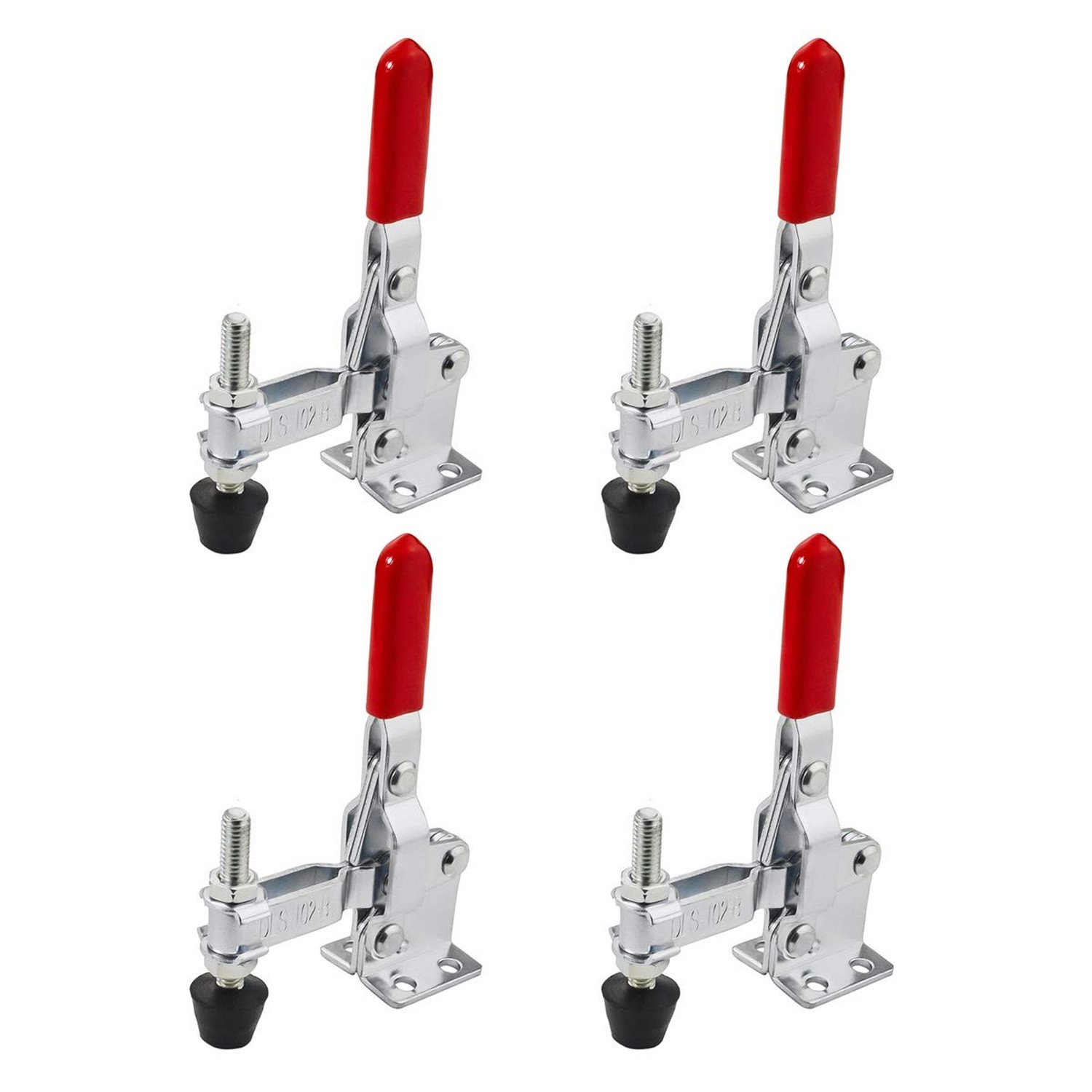 4 Pcs Push Pull Toggle Clamp, 200Lbs Holding Capacity, Antislip Horizontal Qu...