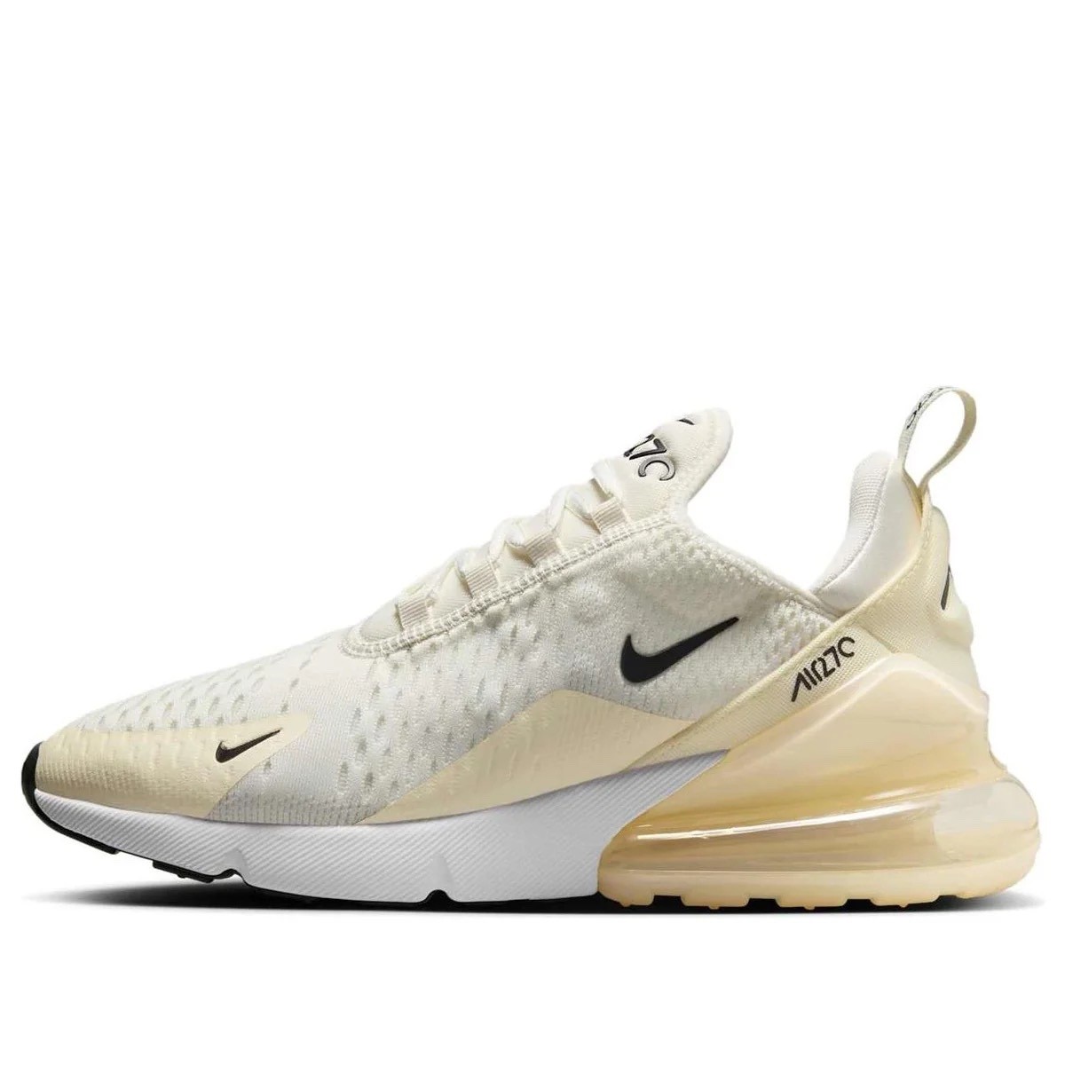 Nike Air Max 270 Womens Running Shoes Size 8.5 Tan Yellow Coconut AH6789 124
