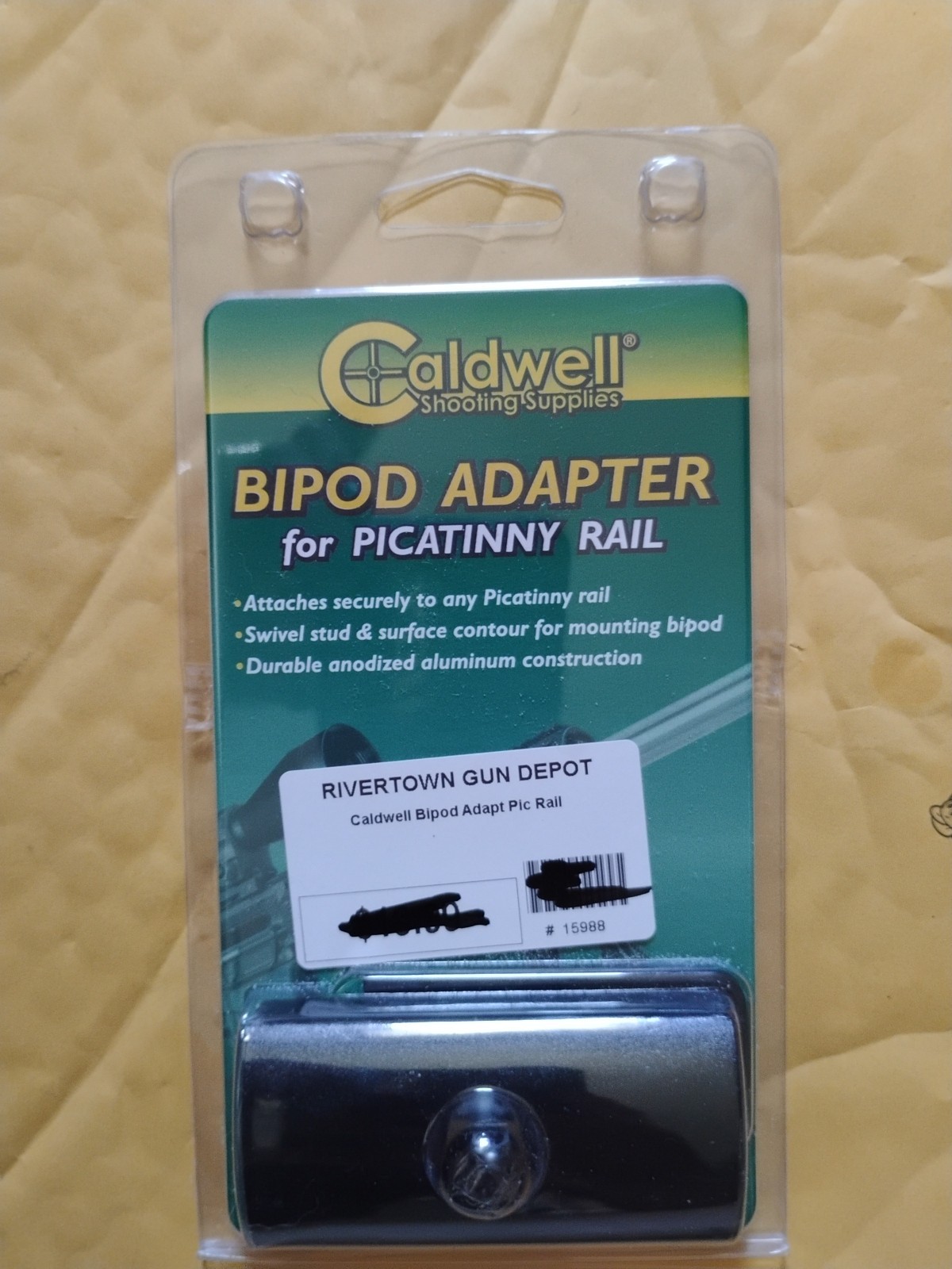 One Brand New Airsoft UTG S368 Type 96 L96 Bipod Adaptor compatible (E)