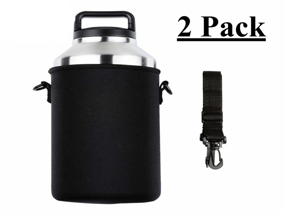 2PCS Sleeve Carry Bag for 64oz Yeti Ramblers Bottle Cup with Handle
