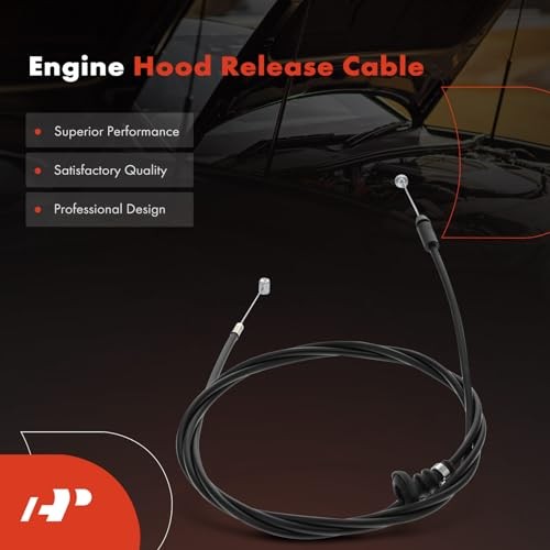 72.3 inch Front Hood Latch Release Cable without Handle | Compatible with