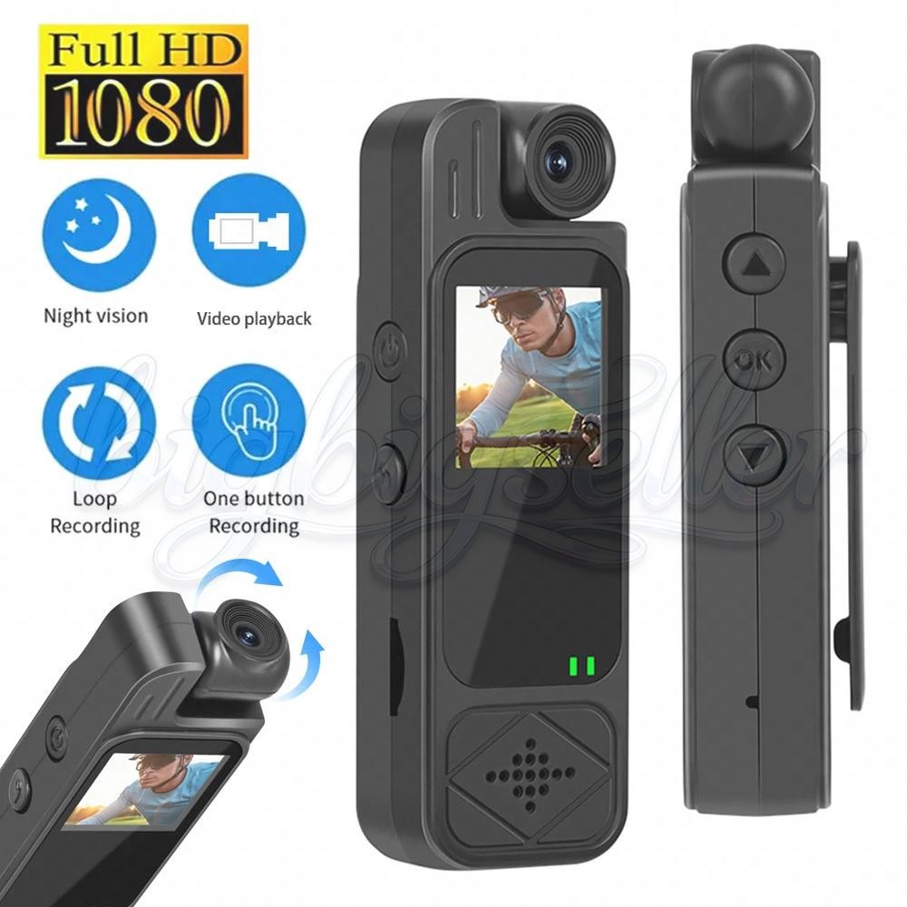 Mini Police Body Camera HD 1080P Video DVR Clip IR Night Cam Camcorder US