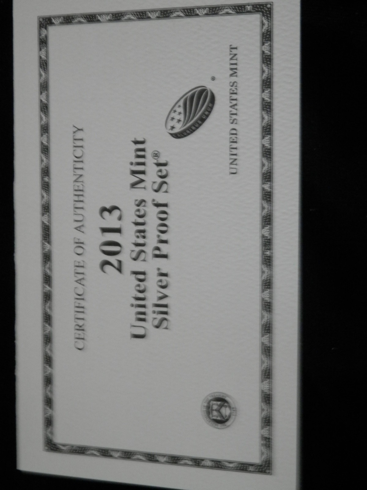 2013-S US MINT Silver Proof Set