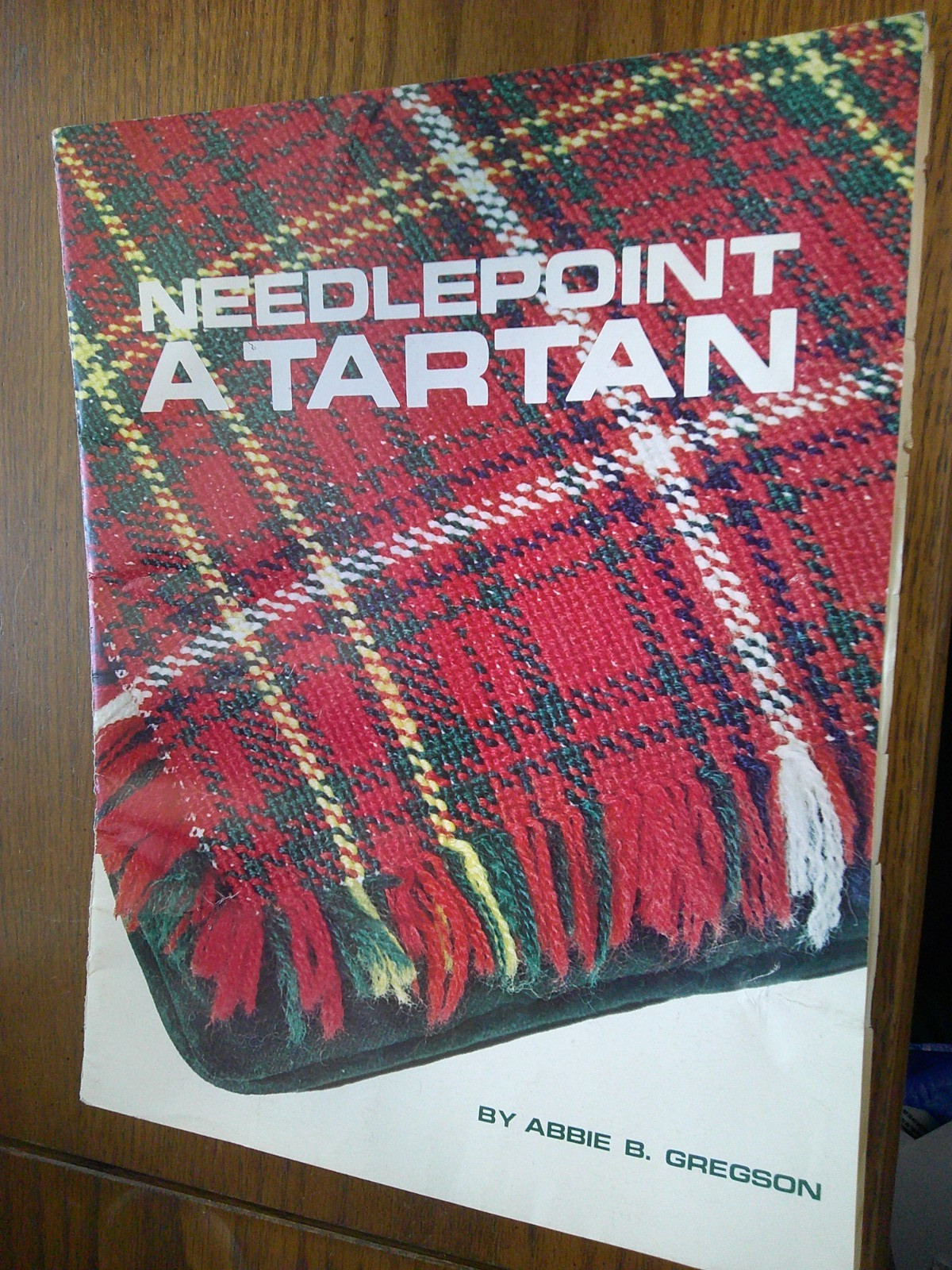 Needlepoint A Tartan Abbie Gregson Vintage Needlepoint Pattern Booklet