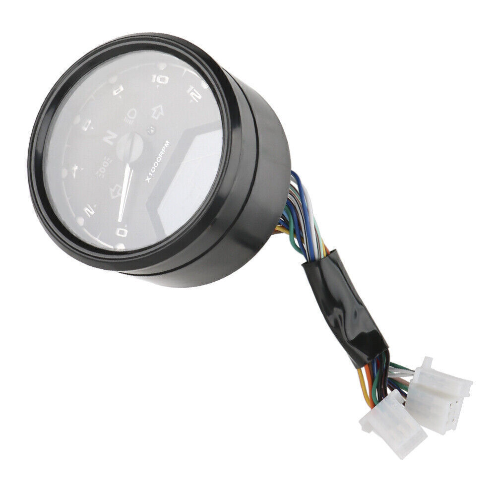 Digital Motorcycle Speedometer Tachometer Gauge Meter Universal Fit For Harley ,
