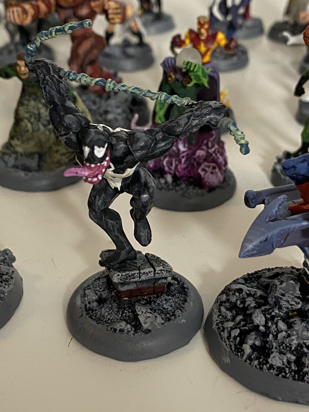 Marvel Superhero villian Custom painted miniatures Rare Wizkid E2
