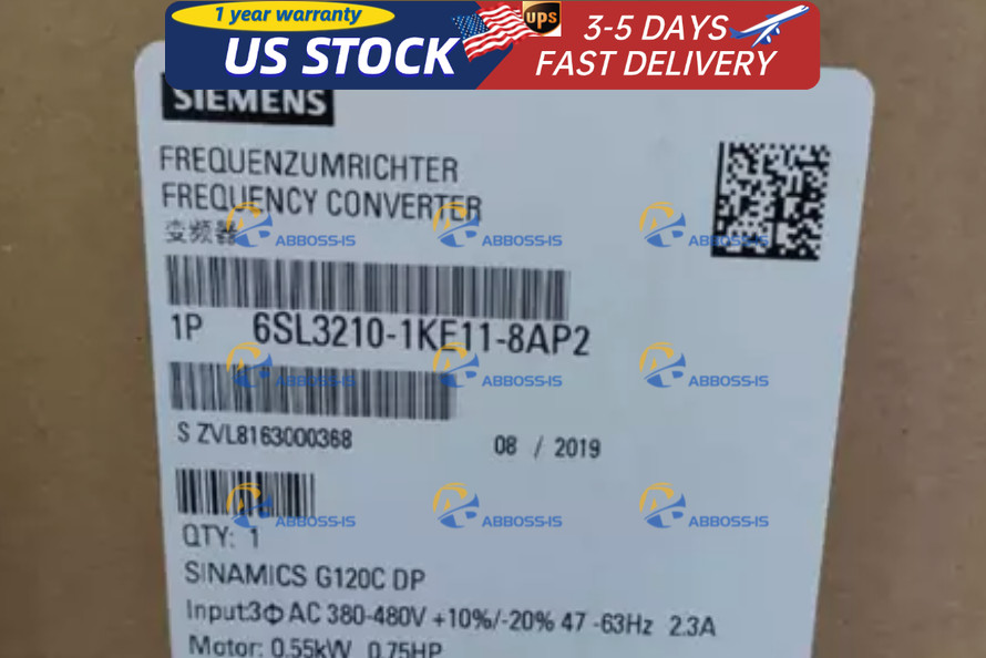 6SL3210-1KE11-8AP2 New Siemens G120C Frequency Converter 6SL3210-1KE11-8AP2 IPCS