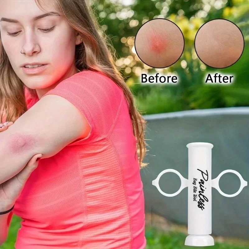 Bug Bite Suction Tool Venom Extractor Itch Relief Sting Remover Outdoor Hiking