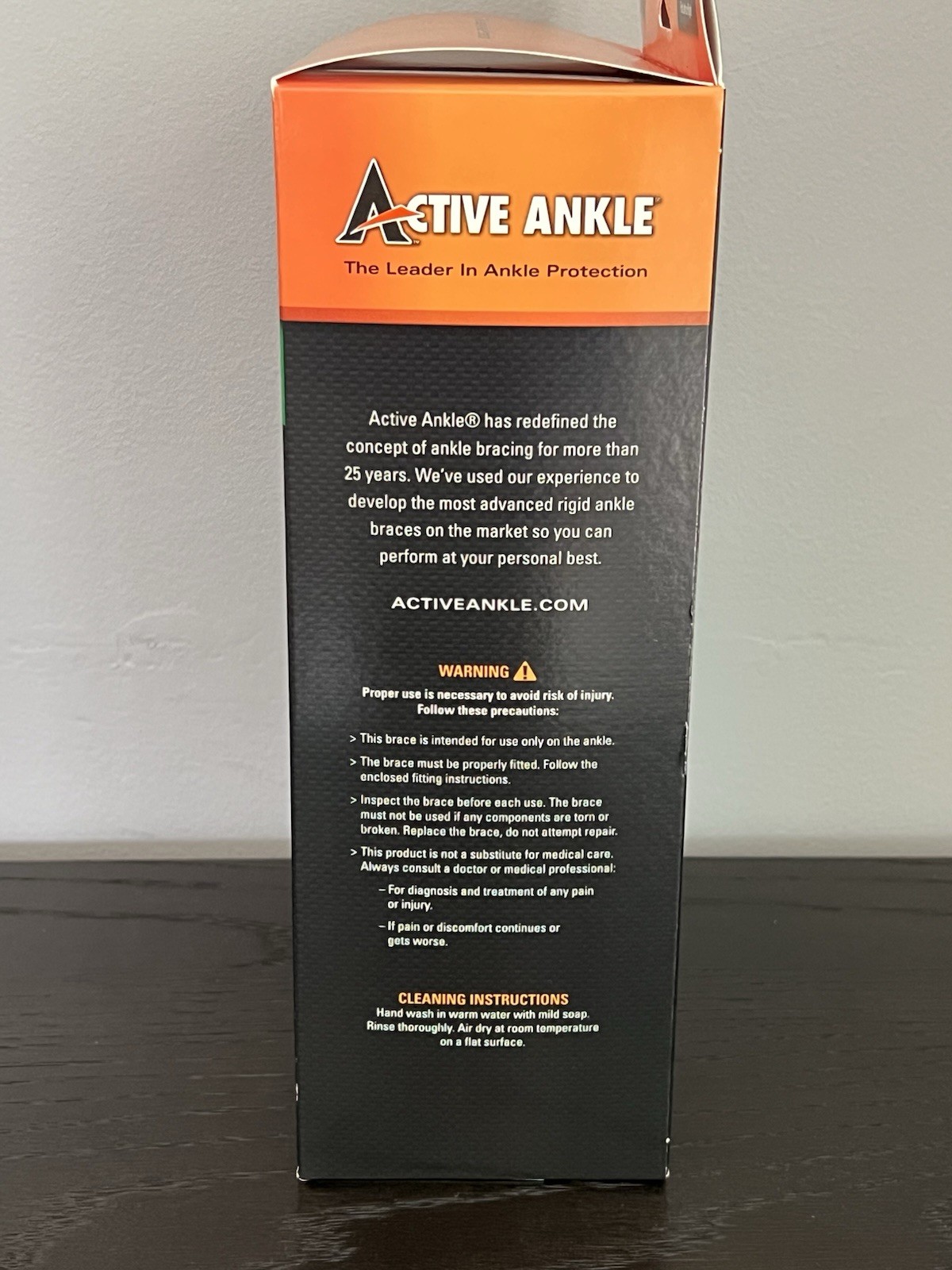 Active Ankle Eclipse II Rigid Ankle Brace Small