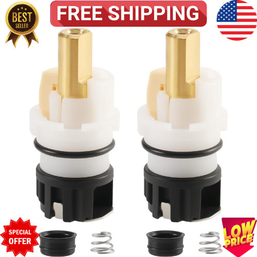2 Pack RP25513 Faucet Stem Replacement for Delta Two Handle Faucet Repair Kit, P