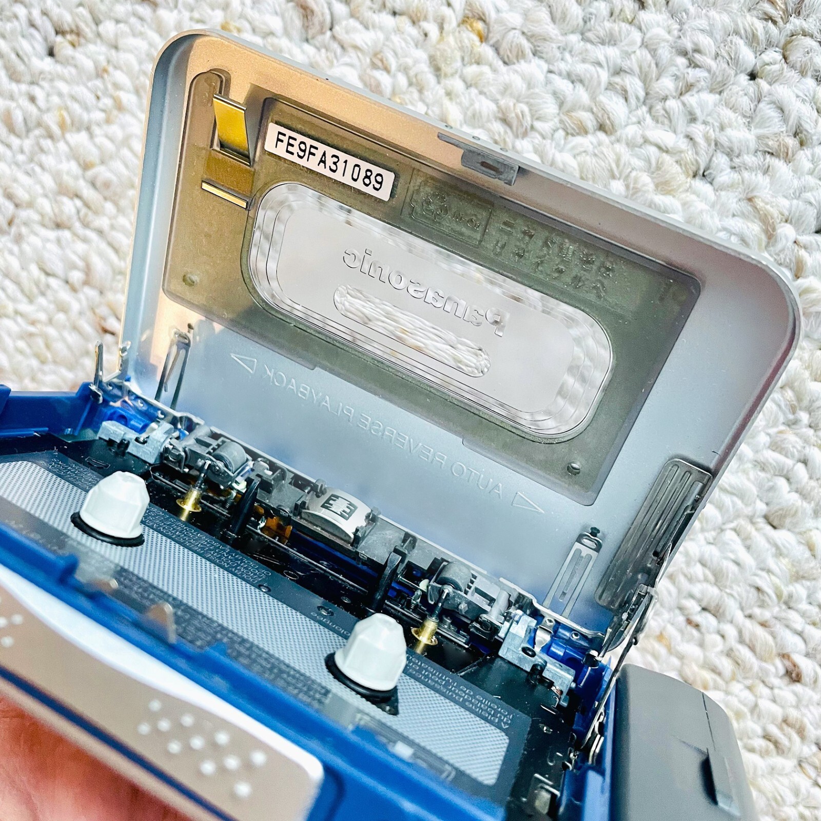 [RARE BOX] PANASONIC SX50 Walkman Cassette Player, Awesome Silver, Working !