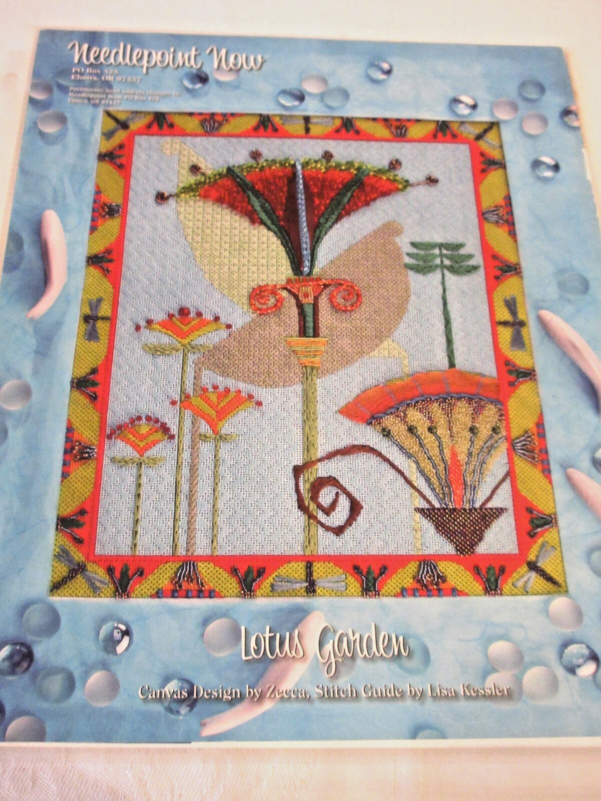 Zecca LOTUS GARDEN Stitch Guide by Lisa Kessler