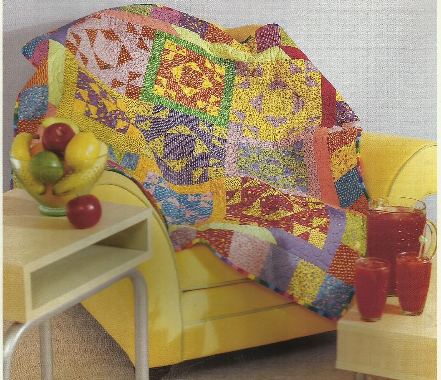B0493  TROPICAL PUNCH QUILT PATTERN/INSTRUCTIONS