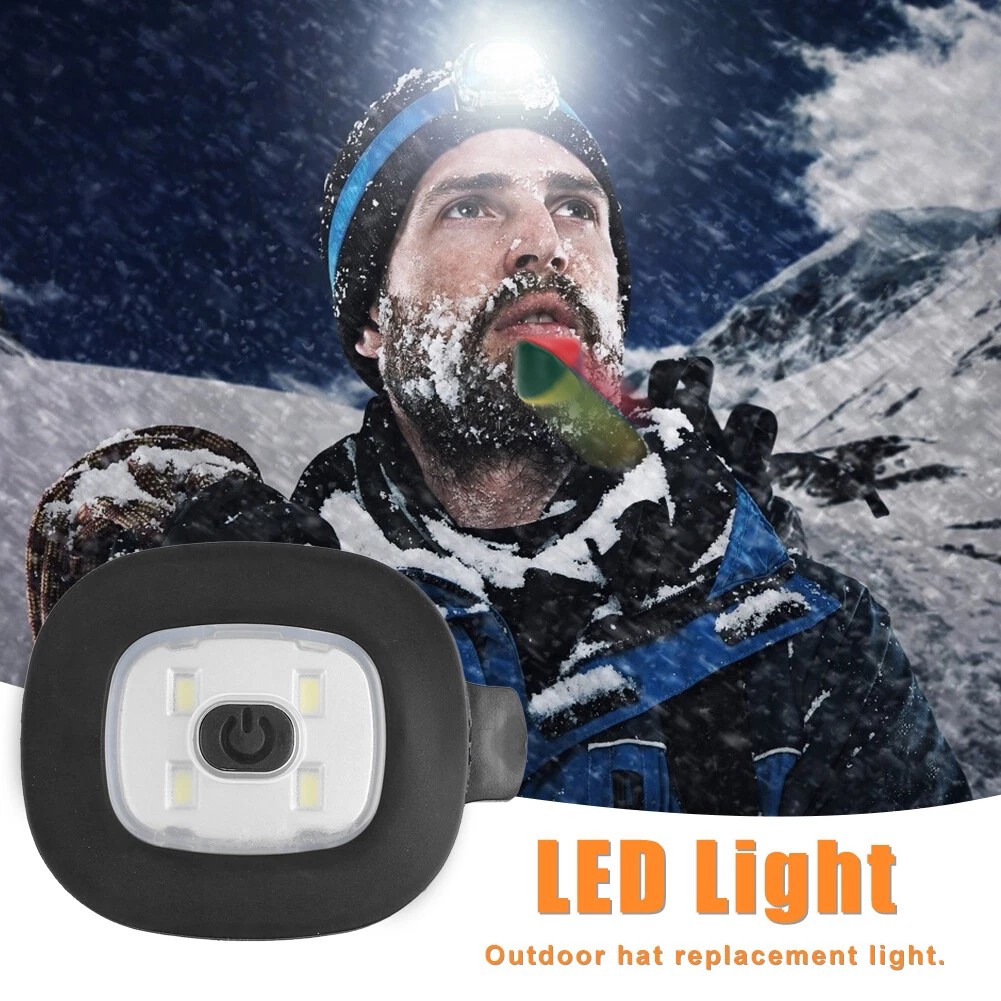 1-10PCS USB Rechargeable Lights for LED Beanie Hat,Replaceable Headlamps Cap DIY