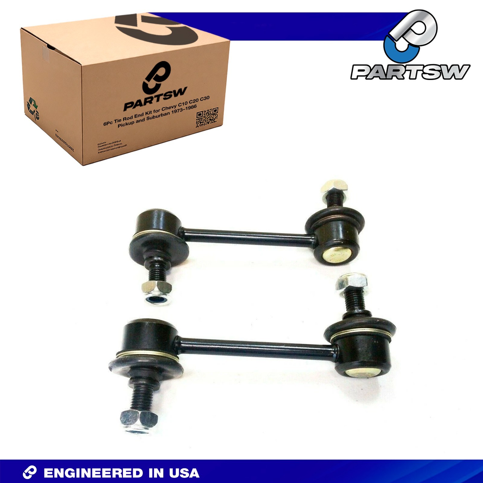 PartsW 4Pc Front Ball Joint Kit for Toyota Corolla 1989-2002