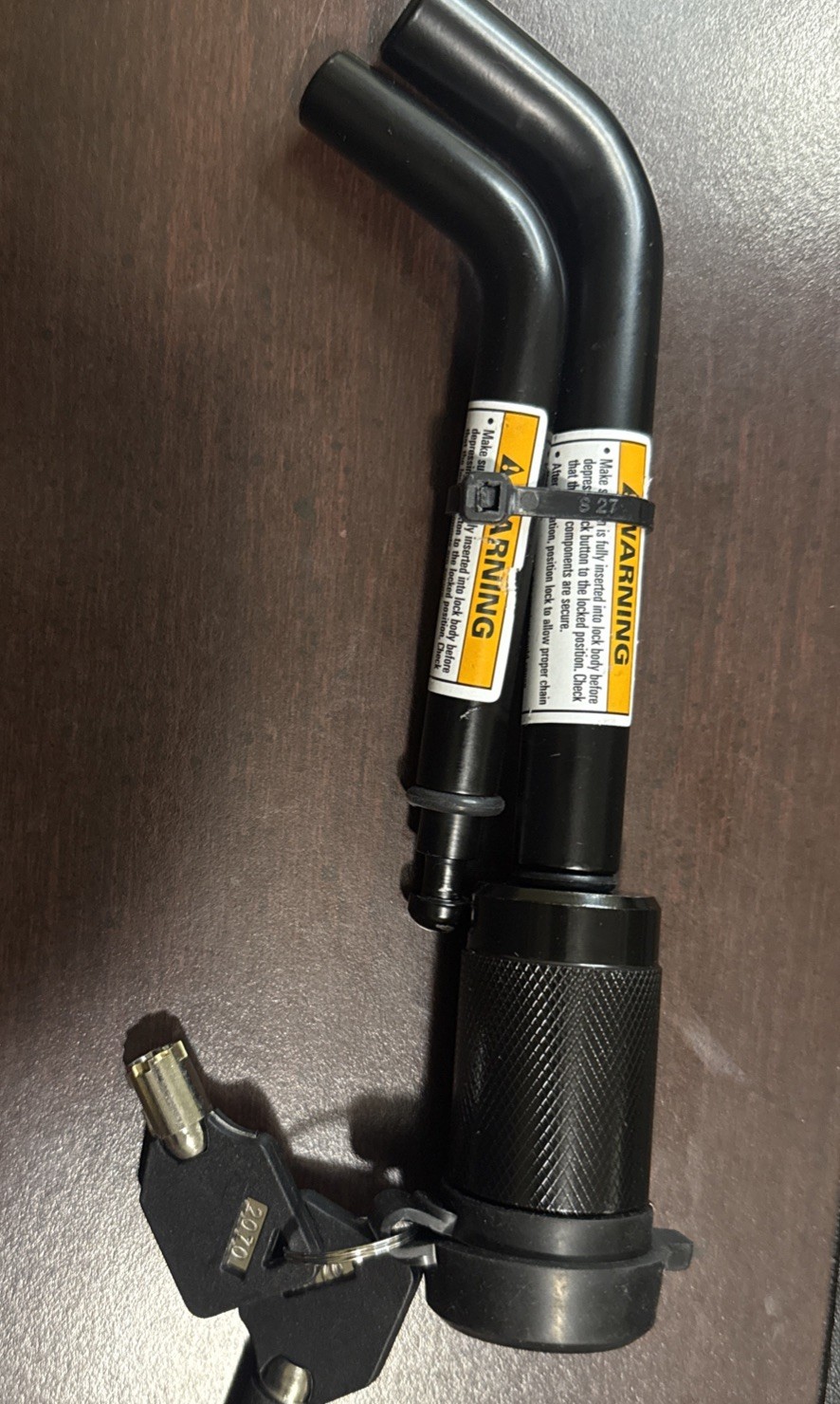 Trailer Hitch Lock Steel Bent Hitch Pin