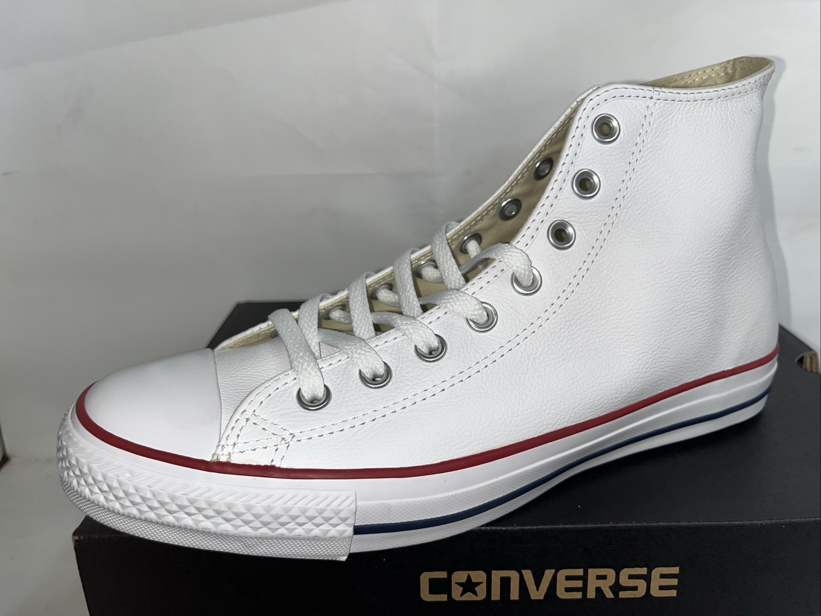 Converse All Stars White Hi Leather